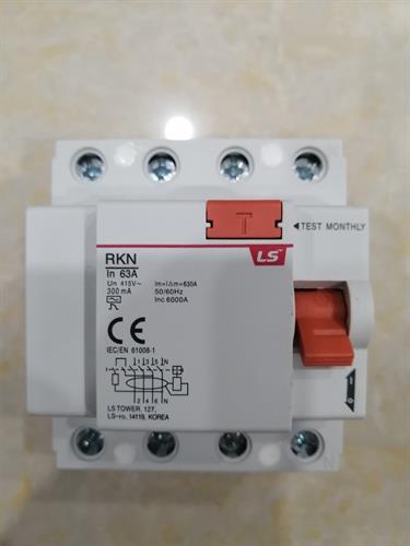 RCCB LS 3P-N 63A 30mA-100mA-300mA 10kA ( RKN-b 3P-N )